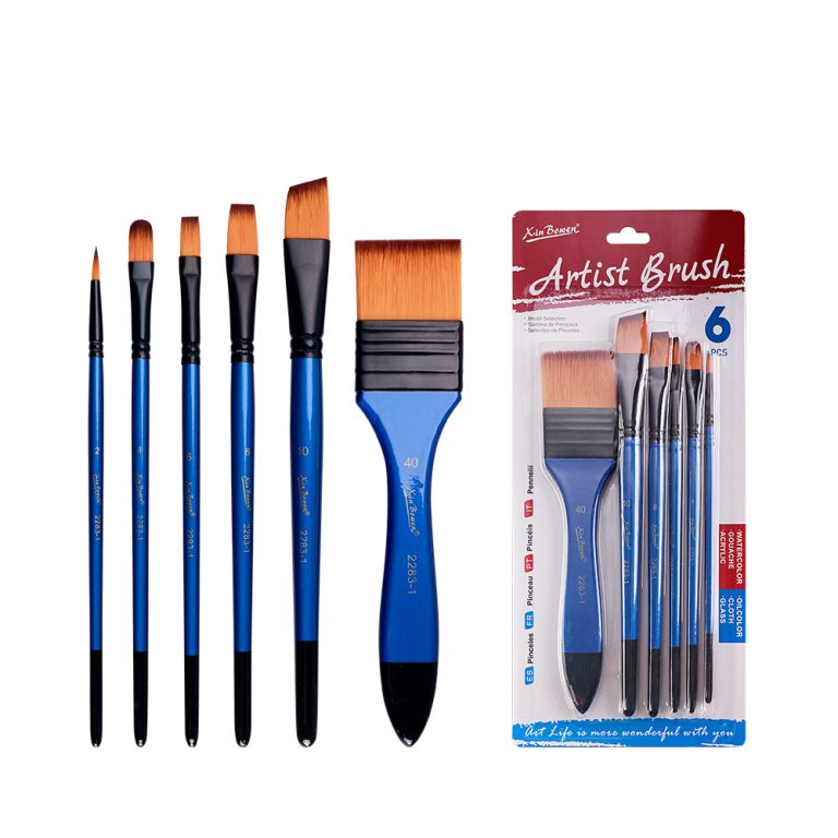 Deep Blue Blister Artist Paintbrush Set