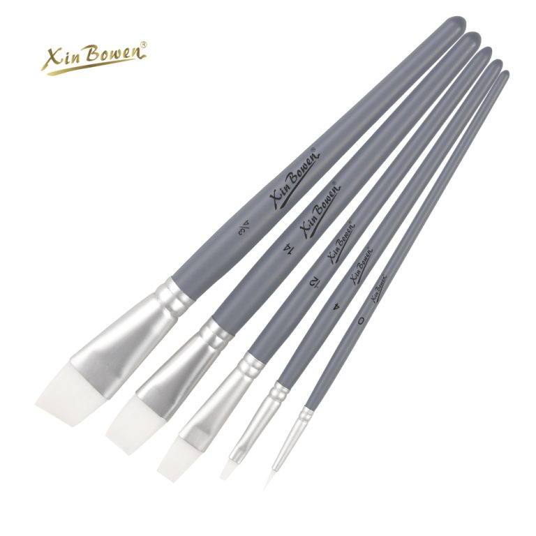 Gray Rubber Paint Painted 5 Pcs Master Art Brush