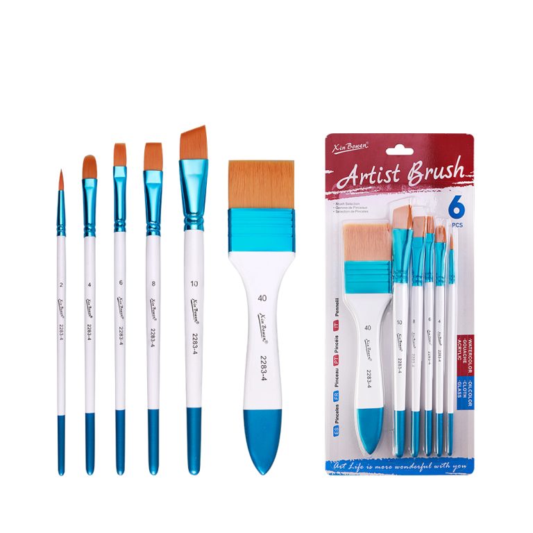 Light Pearl Color Art Paint Brushes Kit