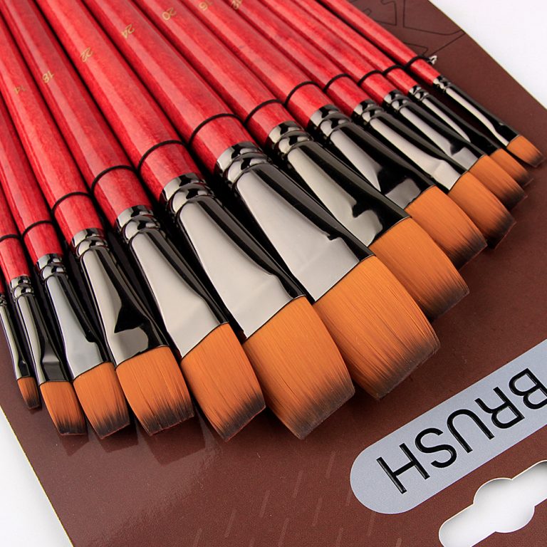 Xinbowen Tea color paintbrushes set (1)