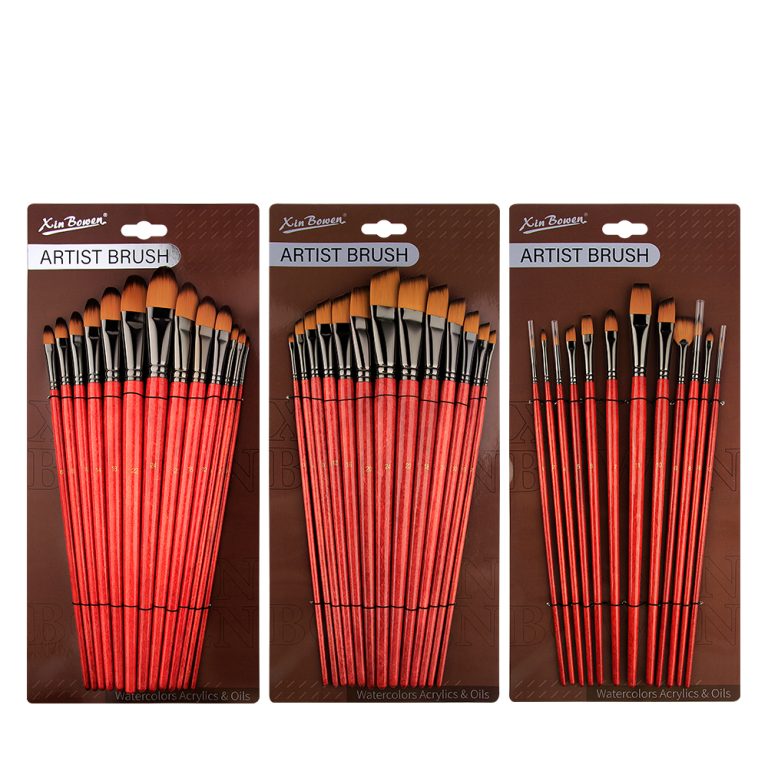 Xinbowen Tea color paintbrushes set (5)