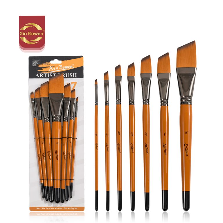 7Size Master Big angular Head Artist Brushes Set For Painting