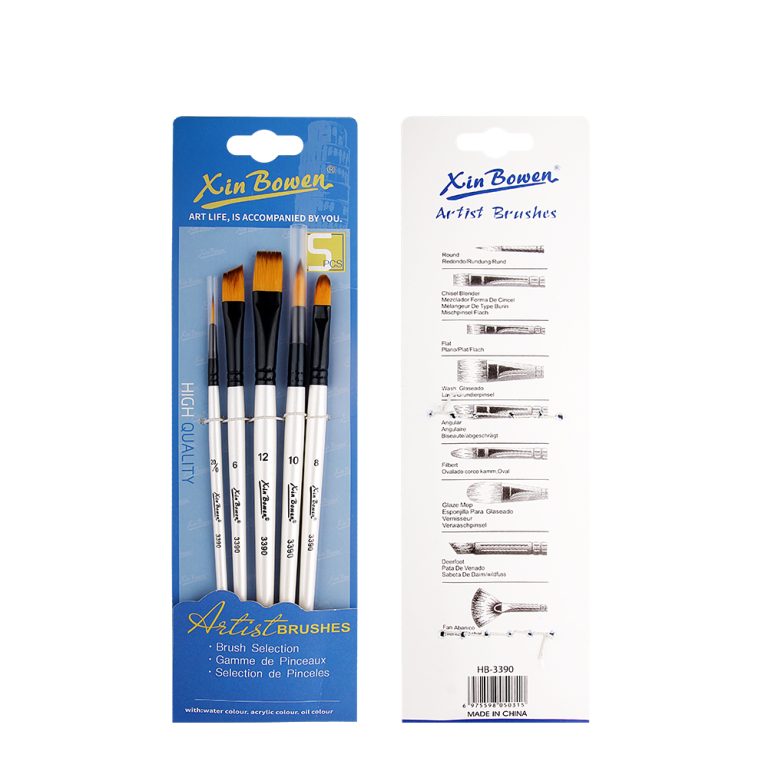 paintbrush pearl white art brush mixed type brush (1)