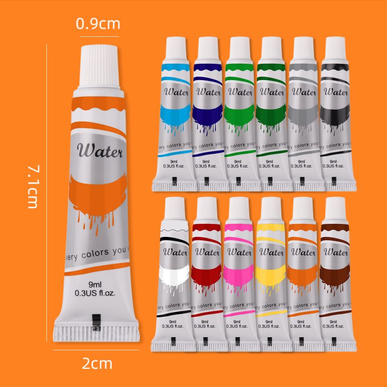 tube size of paint