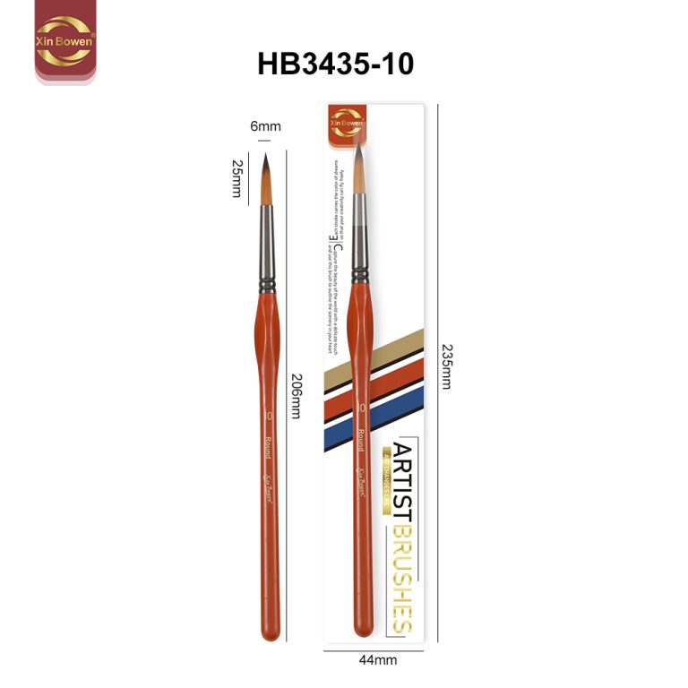 xinbowen triangular handle orange color detail paintbrush (12)