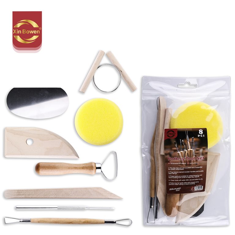 pvc pottery clay art work tools set